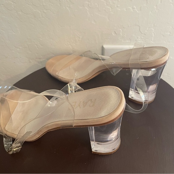 RAYE Alta Clear Lucite Heels Size 8 - Picture 7 of 9